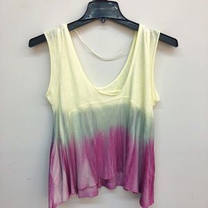 NWOT FREE PEOPLE TRI-COLORED TANK